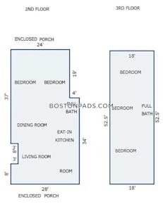 Medford 5 Bed, 2 Bath Unit  Tufts - $5,800 No Fee